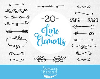 SVG flourish, divider clipart, svg line, svg banner, svg border, illustrator elements, digital ornamental design, flourish ornament