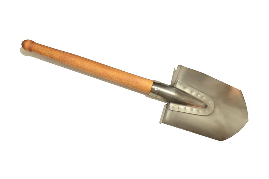 Titanium universal roundpointed shovel. Handmade Very sharp