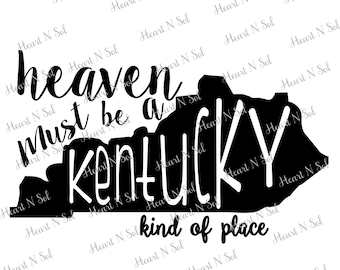Kentucky silhouette | Etsy