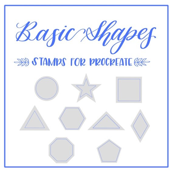 Procreate Stamps Basic Shapes