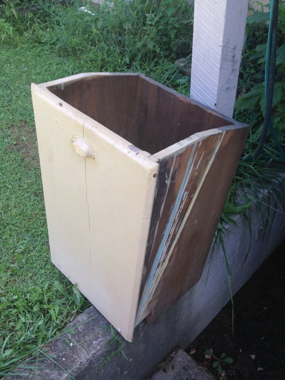 Antique Hand Made 1895 Potato Bin 17 by 18 inches by 31 inches High