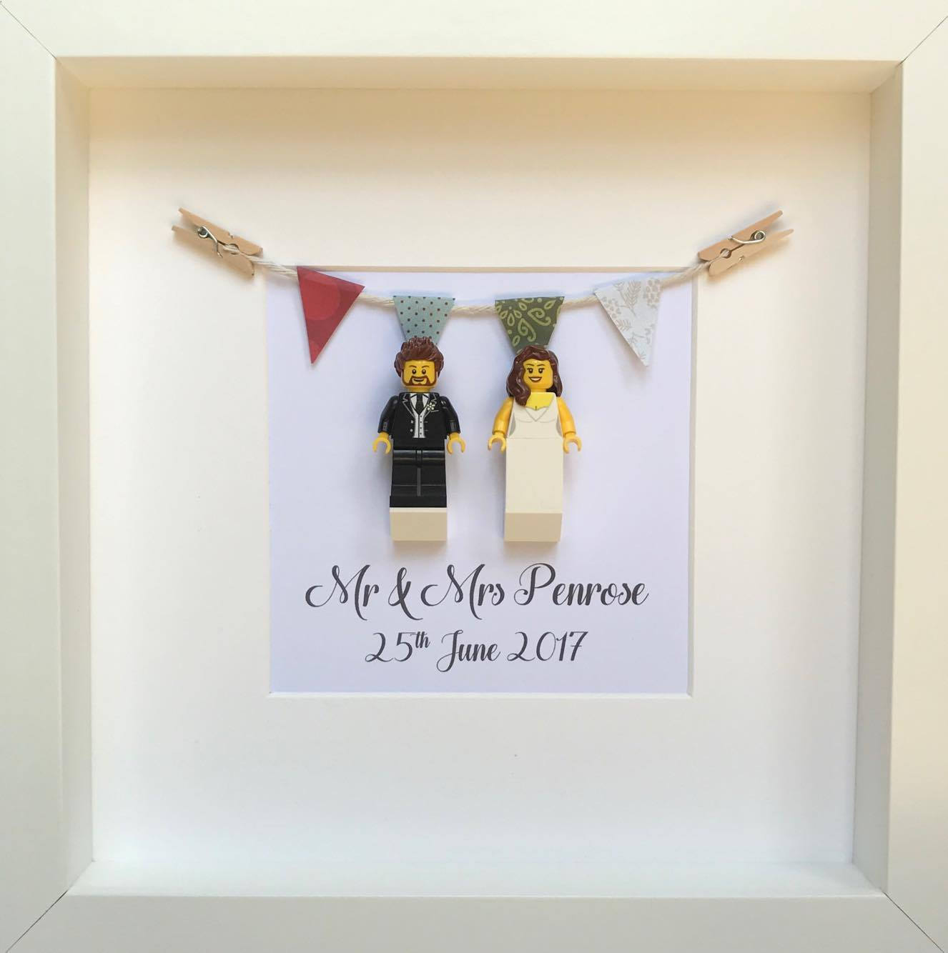 LEGO® Personalised Wedding Gift Anniversary Gift Mr & Mrs