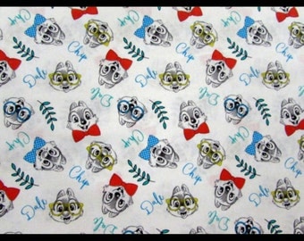 Disney Fabric- Chip N Dale Fabric From Springs Creative