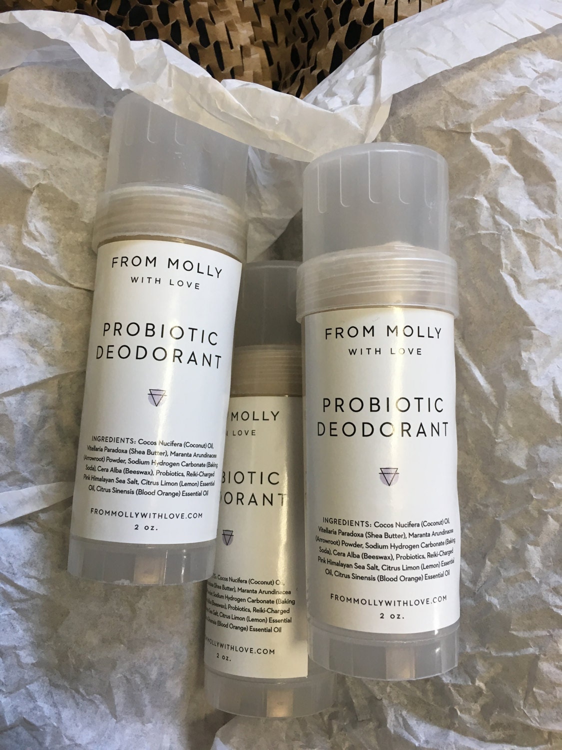 Probiotic Deodorant Natural Deodorant Cream 2 oz Cream