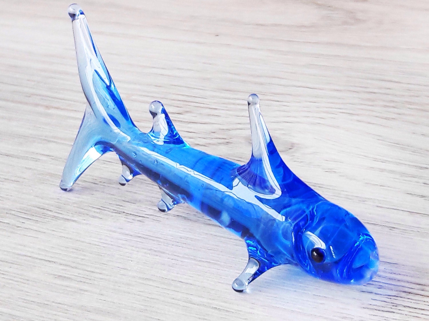 blown glass shark