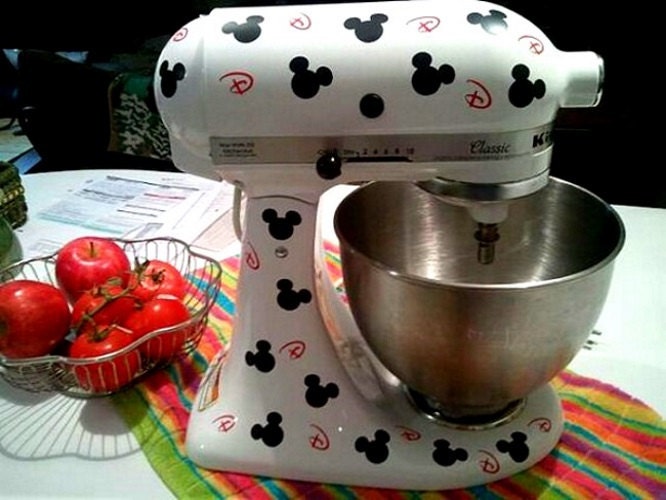 Mickey Mouse Set Kitchenaid Mixer Vinyl Decal Sticker Disney