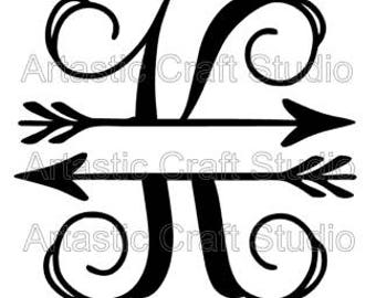 Split K Arrow Initial SVG