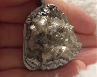 Smokey Quartz Crystal Necklace