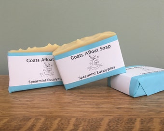 Spearmint Eucalyptus Goats Milk Soap