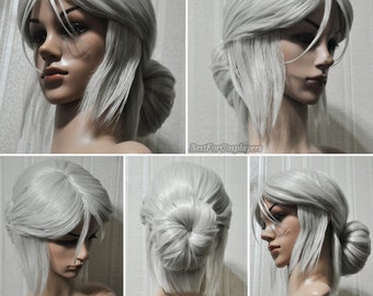 Ciri Cosplay Wig / The Witcher 3 Wild Hunt Cosplay / Cosplay Wig / Handmade