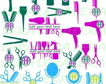 60 % OFF, Hairdresser Svg, Hairstylist Monogram Frame Cut Files Svg, Png, Eps, Dxf, Hairstylist Svg Cutting Files, Silhouette SVG File