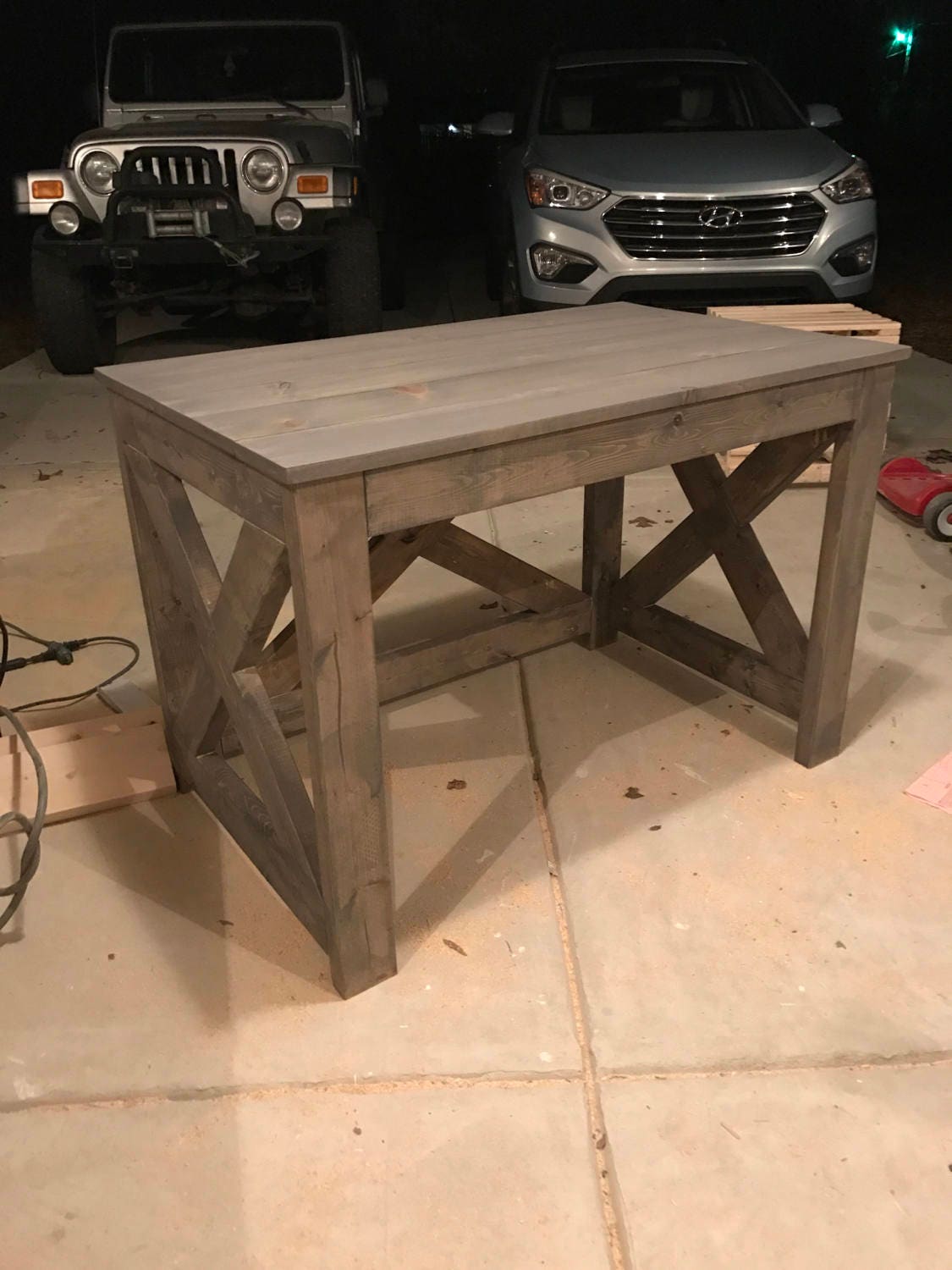 Rustic X Farmhouse Computer Desk