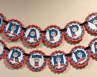 Thomas the train Birthday Banner