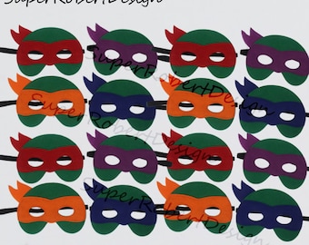 TMNT MASK Teenage Mutant Ninja Turtle Mask Leonardo Donatello Michelangelo Raphael TMNT Mask Turtle Costume Party Favor Birthday Gift