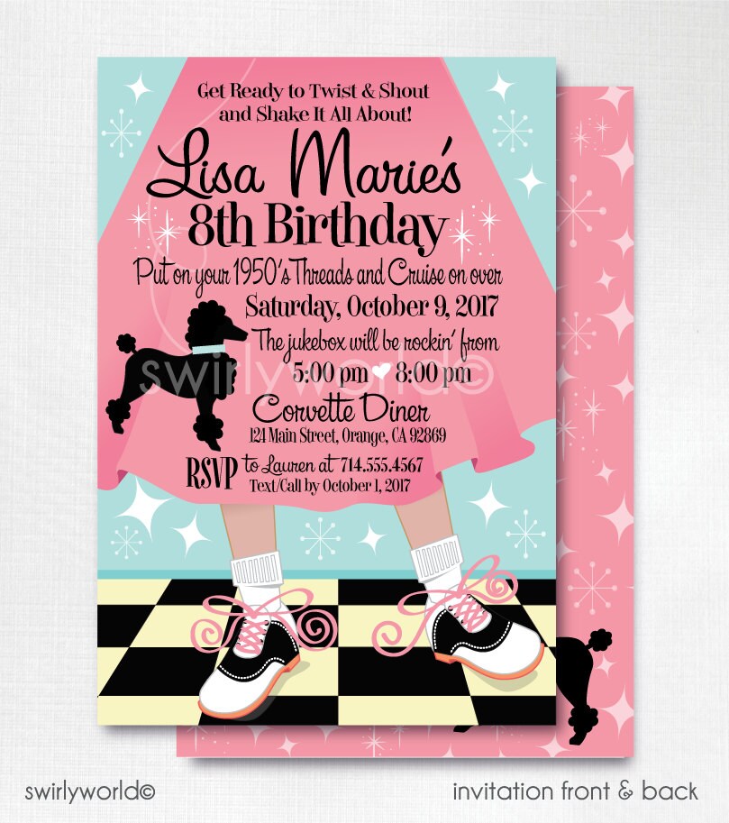 Vintage Themed Party Invitations 7