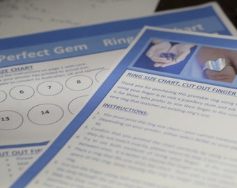 ring size chart etsy