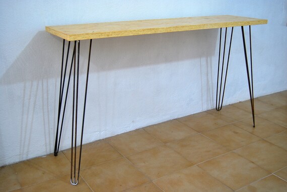 Balcón mesa de comedor osb diseño industrial por moutinhostore