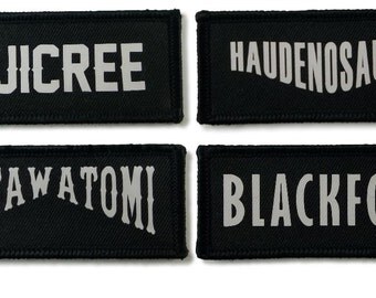 Custom Name Patch/Printed word Patch