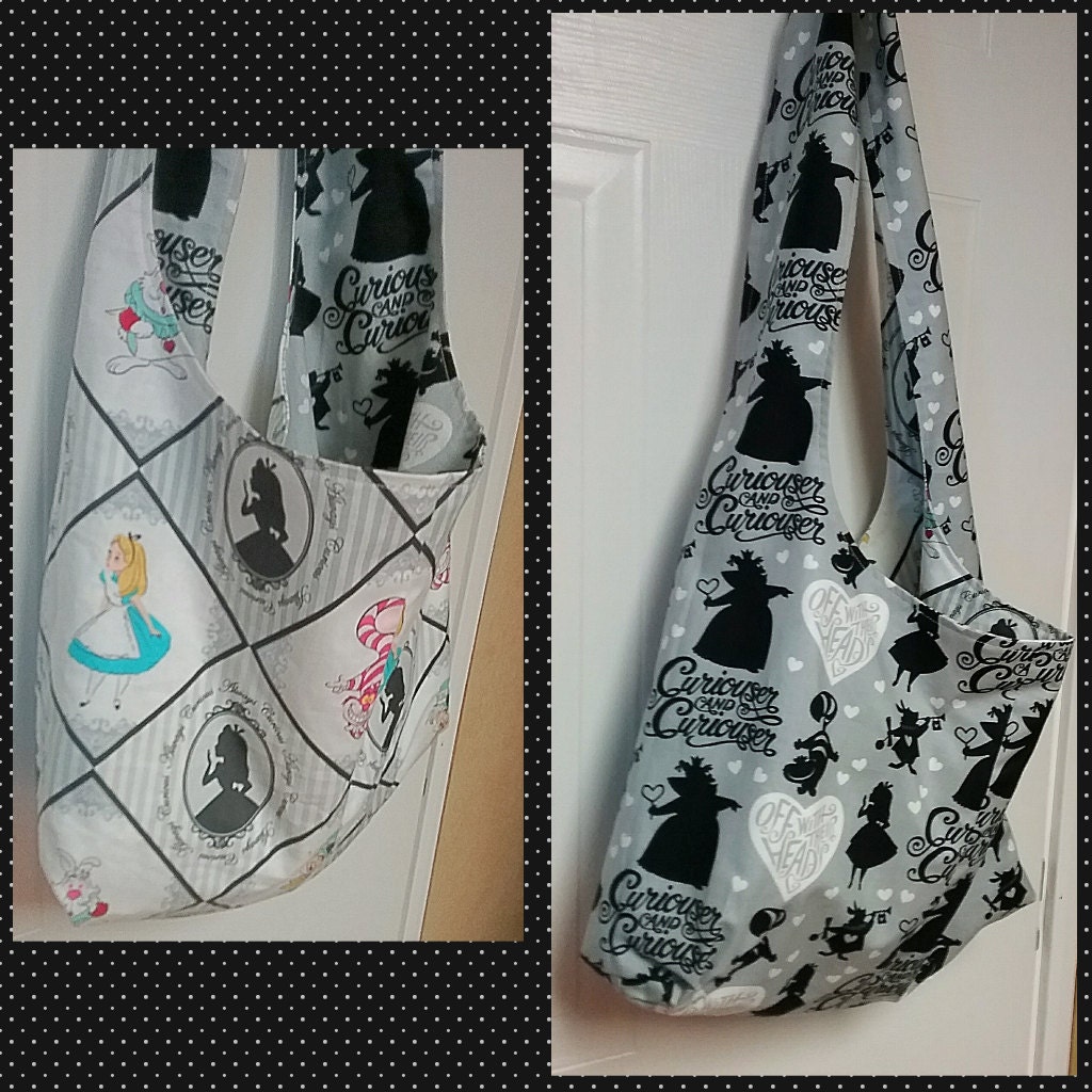 alice in wonderland hobo bag