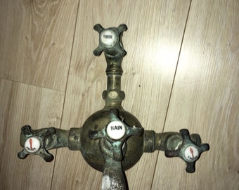 Antieke antique faucet franse bad douche mengkraan ca1900