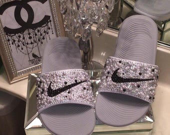 leopard print sliders nike