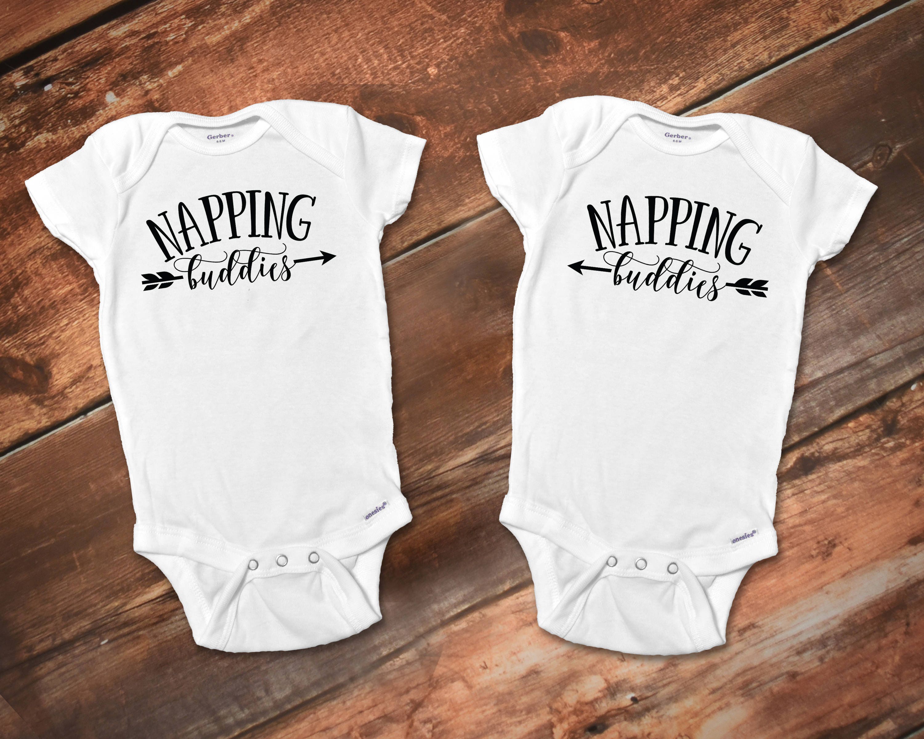 Twin Onesies® Bodysuit Twin Boy Onesies® Twin Baby Onesies®