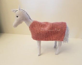 Horse with blanket