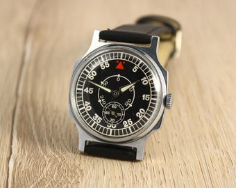 Ussr watch, Pobeda watch, soviet watch, mens watch, military watch, mechanical watch, russian watch, watch for men, mens watches, zim watch