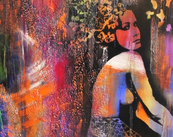 Technical mixed female nude