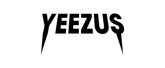 Vinyl Decal Sticker - Yeezus Decal Inspired by Kanye West for Windows, Cars, Laptops, Macbook etc