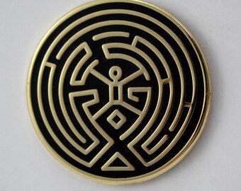 Westworld Maze Enamel Pin