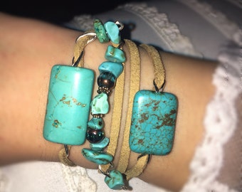 Turquoise Wrap Bracelet