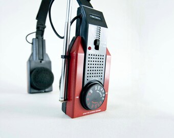 Headphones Concordia, roller skates, radio, 1980s, eighties