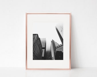 Cityscape Wall Art, Printable Art, Photography Print, Wall Decor, Wall Art, City, Buildings, Architecture, Skyscraper