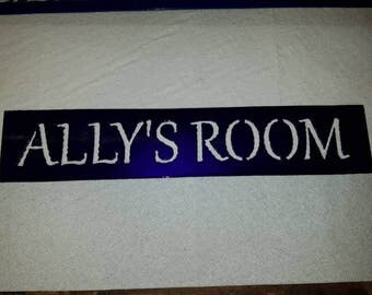 Personalized metal signs
