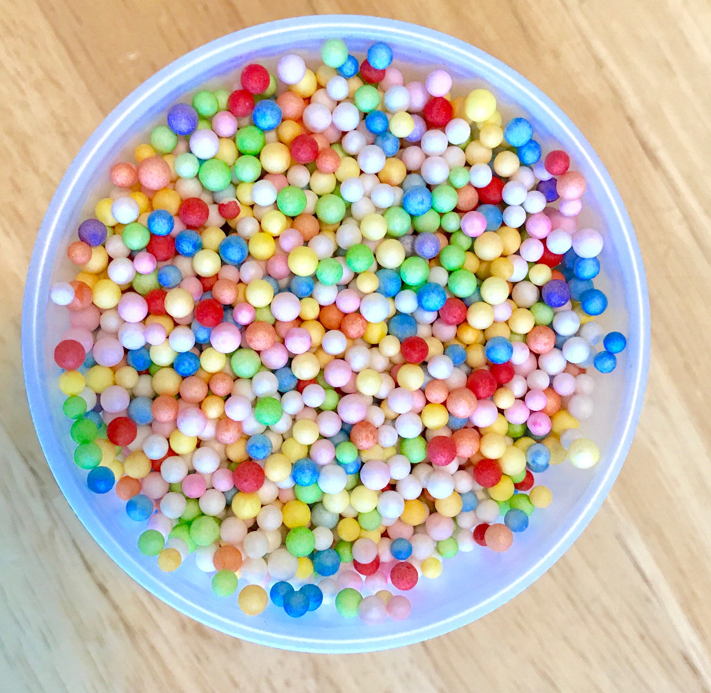 Colored Foam Beads Floam Beads Slime Beads rainbow