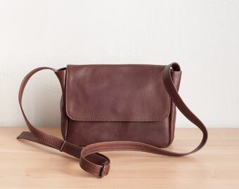 Brown Leather Crossbody Bag, Small Crossbody Bag, Small Leather Crossbody, Crossbody Bags for Women,Leather Crossbody,Bag