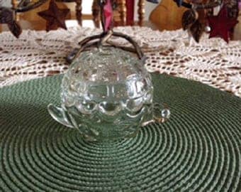 Vintage Anchor Hocking Glass Turtle