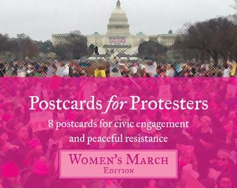 Postcards for Protesters - Women's March Edition (8 Pack)