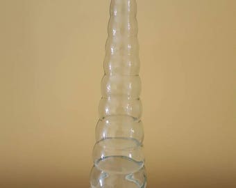 Decorative glass bottle with stopper