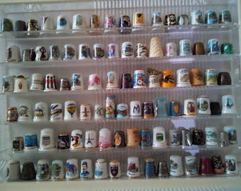 95 thimbles with closed shelf collection