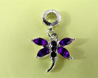 breloque papillon violet apprêt de bijouterie fantaisie fabrication bijoux bracelet boucles d'oreilles collier bijoux de sac chaine cheville