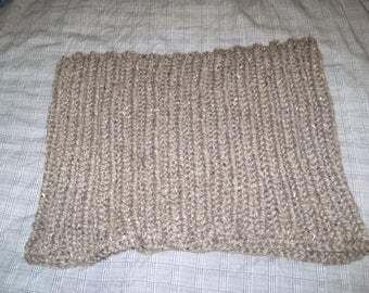 Big Ribbed Knitted Cowl