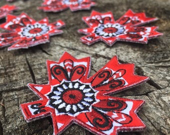 Maple Leaf - Embroidered Patch – Iron On