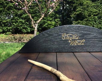 Hand Carved Wooden Wand // Hand Carved Wand // Harry Potter Wand // Pottermore // Crooked Wands // Basilisk Wand // Baguette