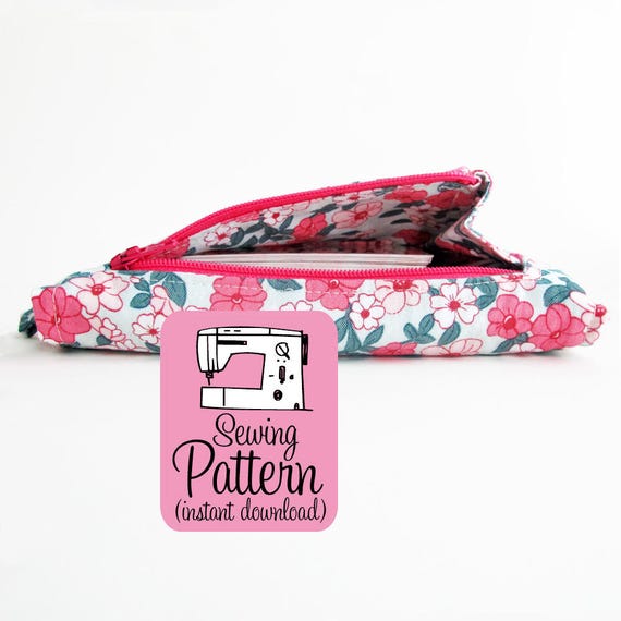 Gusset Zipper Pocket PDF Sewing Pattern Detailed sewing