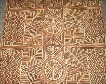 BTY Stunning vintage Polynesian Hawaiian Tahitian fabric