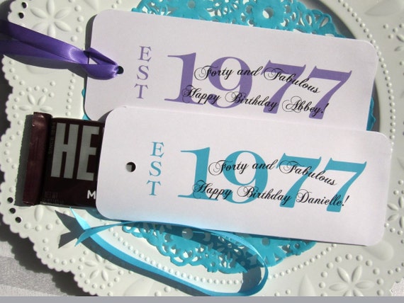 40th Party Favors - Adult Birthday Party Favors - 40th Birthday - Milestone Birthday - Birthday Favors - 1977 Favors - Adult Favors Il_570xn