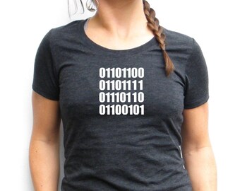Binary code tshirt | Etsy