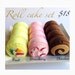 Etsy Pretend food felt food play food  Roll cake set ( 3pc)